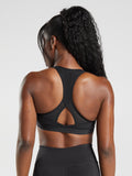 Gymshark Crossover Sports Bra — Black — 2