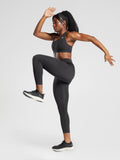 Gymshark Crossover Sports Bra — Black — 4