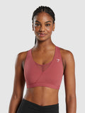 Gymshark Crossover Sports Bra — Soft Berry — 1