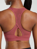 Gymshark Crossover Sports Bra — Soft Berry — 6