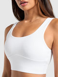 Gymshark Longline Sports Bra — White — 5