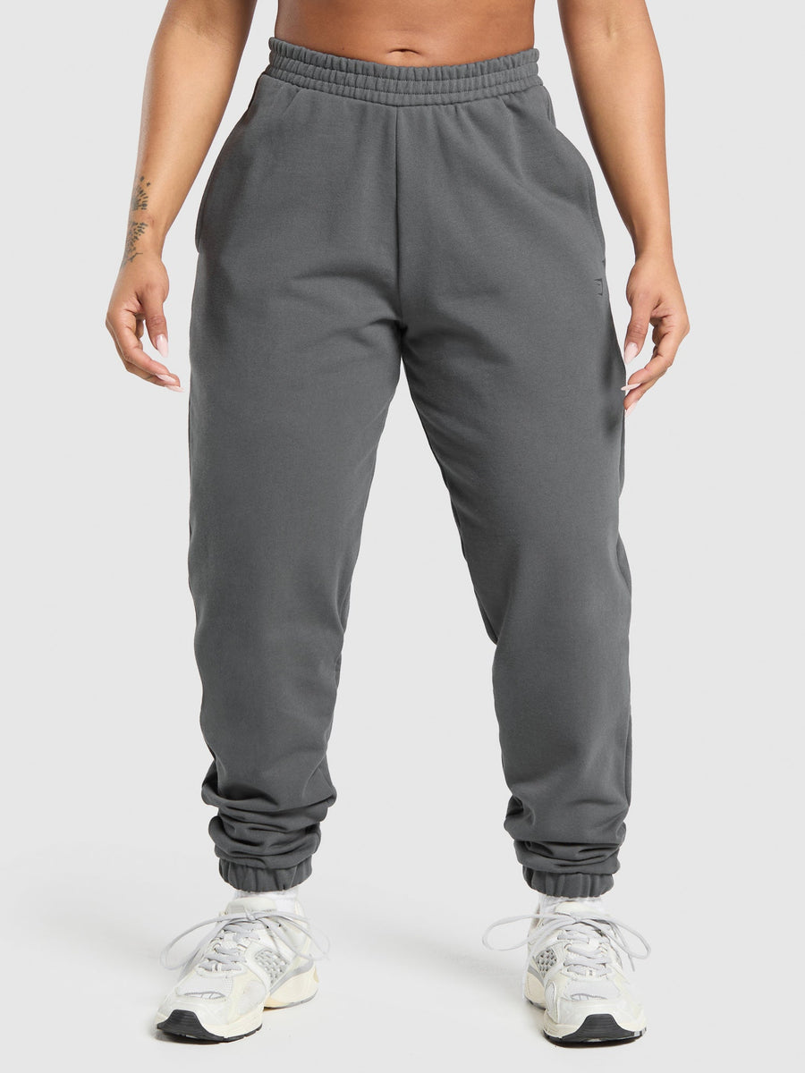Gymshark Back Gains Graphic Joggers — Graphite Grey — 2