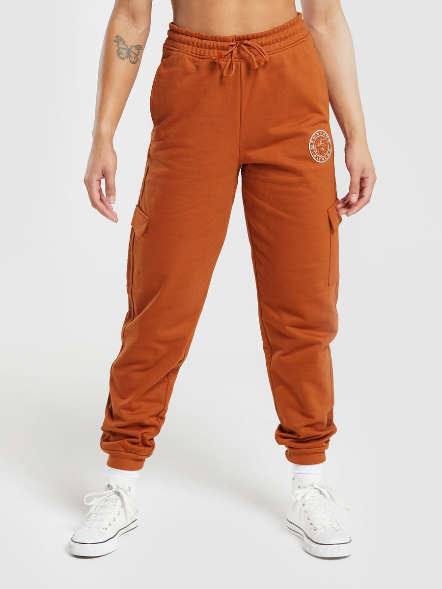 Gymshark Legacy Joggers — Nutmeg Orange — 1