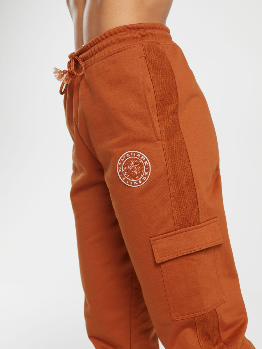 Gymshark Legacy Joggers — Nutmeg Orange — 5