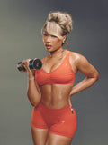 Gymshark Lift Seamless Sports Bra — Bold Orange — 1