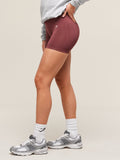 Gymshark Everyday Seamless Shorts — Burgundy Brown — 3