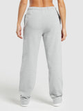 Gymshark Lifting Straight Leg Joggers — Light Grey Core Marl — 2