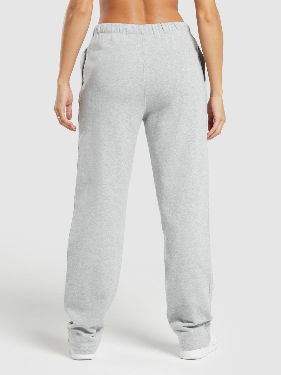 Gymshark Lifting Straight Leg Joggers — Light Grey Core Marl — 2