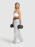 Gymshark Lifting Straight Leg Joggers — Light Grey Core Marl — 4
