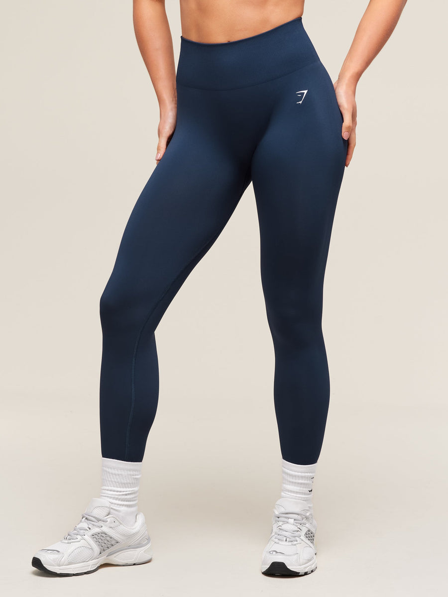 Gymshark Everyday Seamless Leggings — Navy — 1
