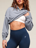 Gymshark Everyday Seamless Leggings — Navy — 5