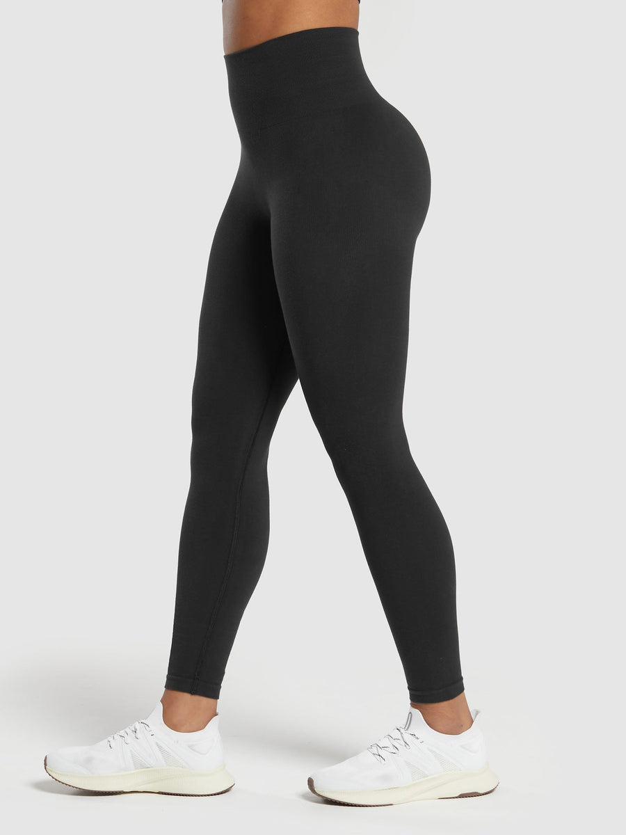 Gymshark CottonMove™ Leggings — Black — 3