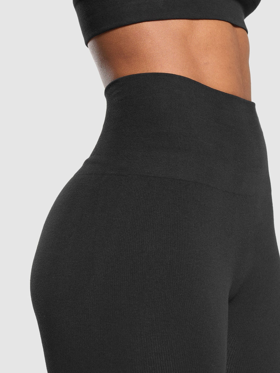 Gymshark CottonMove™ Leggings — Black — 8