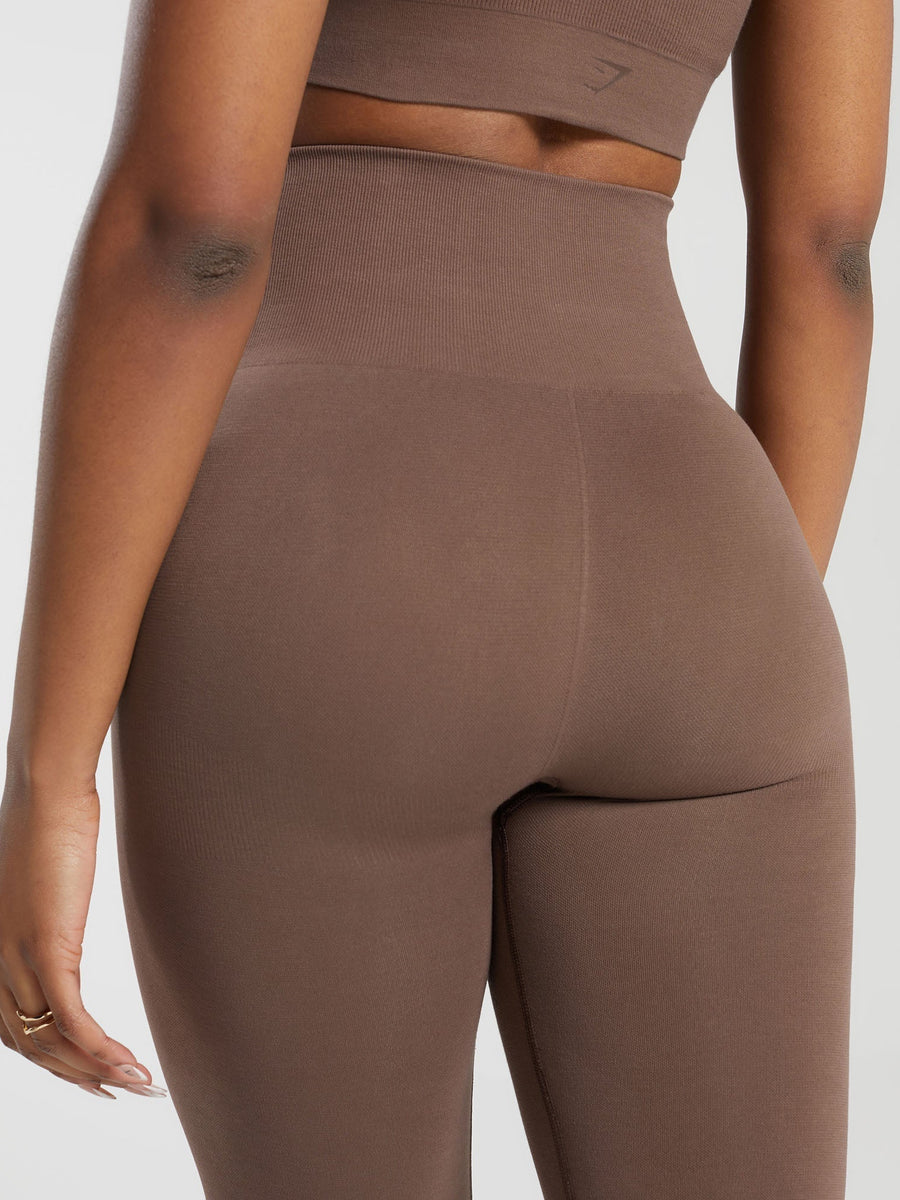 Gymshark CottonMove™ Leggings — Soft Brown — 6