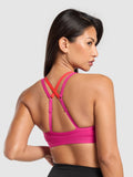Gymshark Double Up Sports Bra — Winning Pink/Coral Red — 2