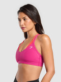 Gymshark Double Up Sports Bra — Winning Pink/Coral Red — 3
