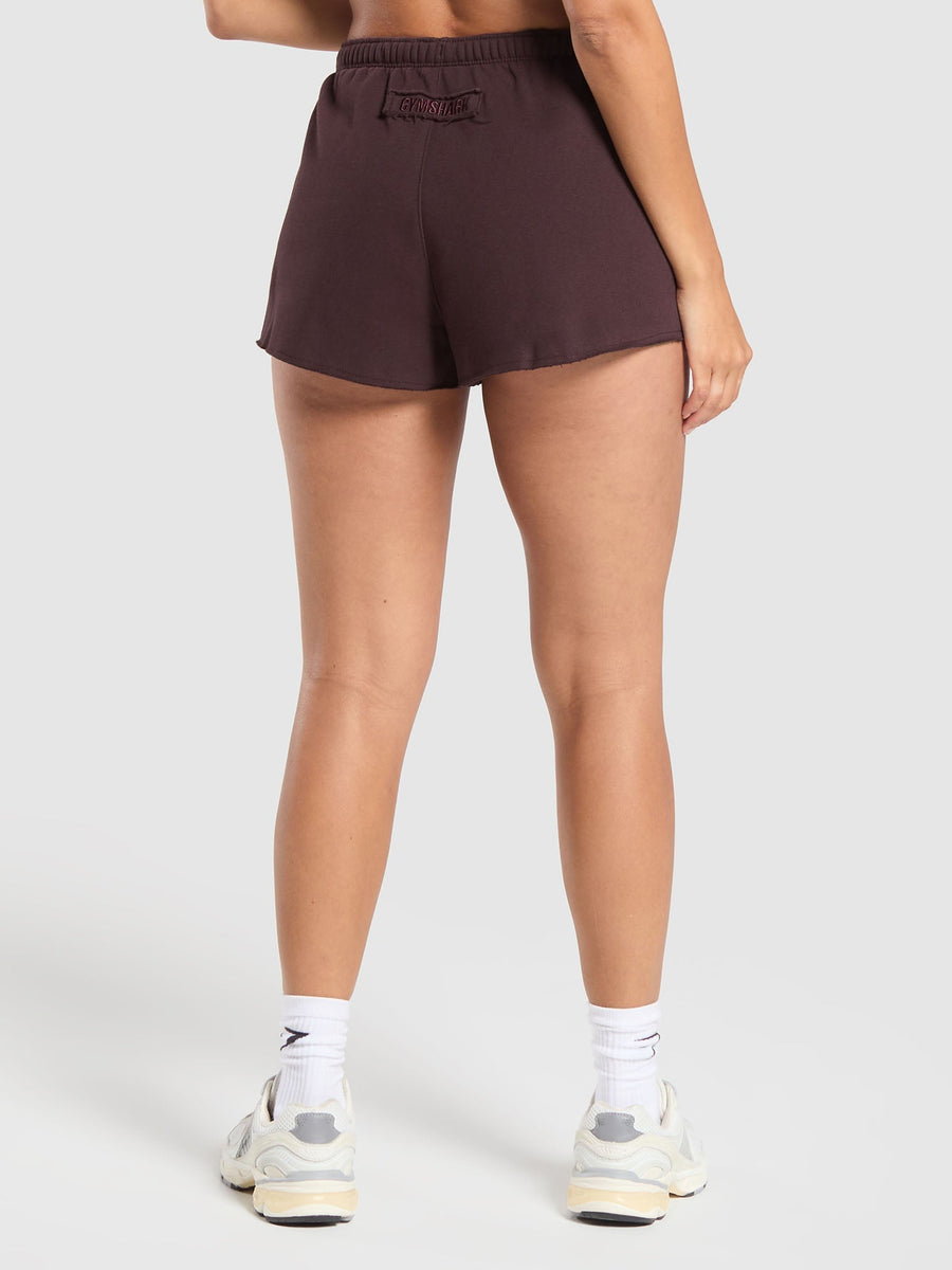Gymshark Fleece Shorts — Heritage Brown — 2