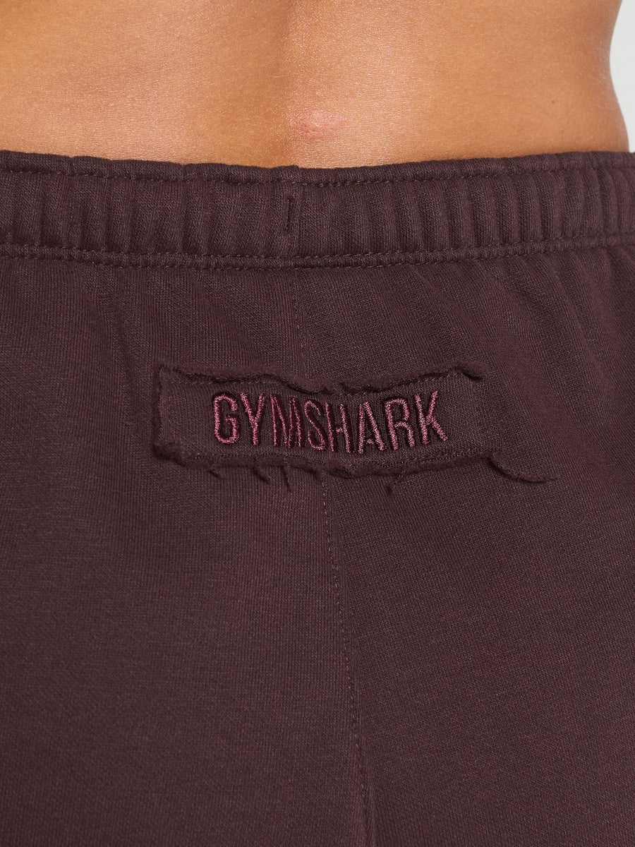 Gymshark Fleece Shorts — Heritage Brown — 7