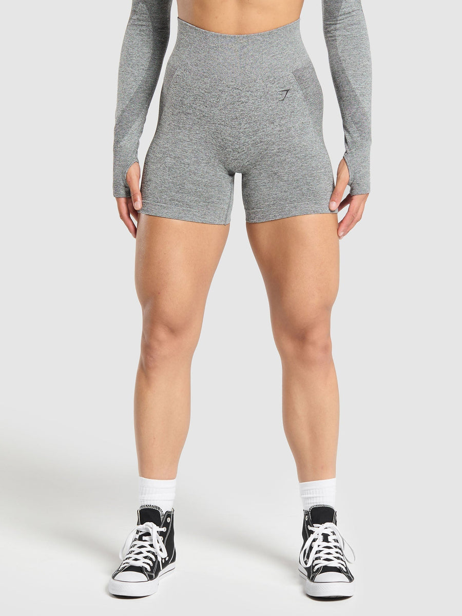 Gymshark FLEX SHORTS — Charcoal Grey Marl — 1