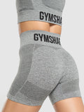 Gymshark FLEX SHORTS — Charcoal Grey Marl — 3