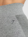 Gymshark FLEX SHORTS — Charcoal Grey Marl — 6