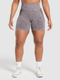 Gymshark FLEX SHORTS — Plum Brown/White Marl — 1