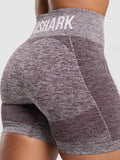 Gymshark FLEX SHORTS — Plum Brown/White Marl — 5