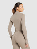 Gymshark Elevate Tracktop — Lifestyle Brown — 2