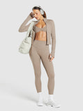 Gymshark Elevate Tracktop — Lifestyle Brown — 5