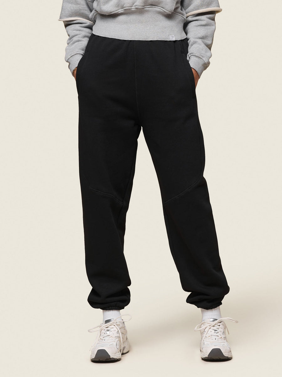 Gymshark x Leana Deeb Oversized Joggers — Black — 1