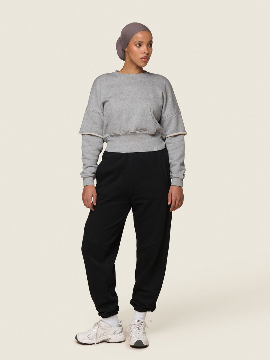 Gymshark x Leana Deeb Oversized Joggers — Black — 4