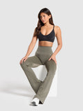 Gymshark Blur Seamless Flare — Base Green/Chalk Green — 4