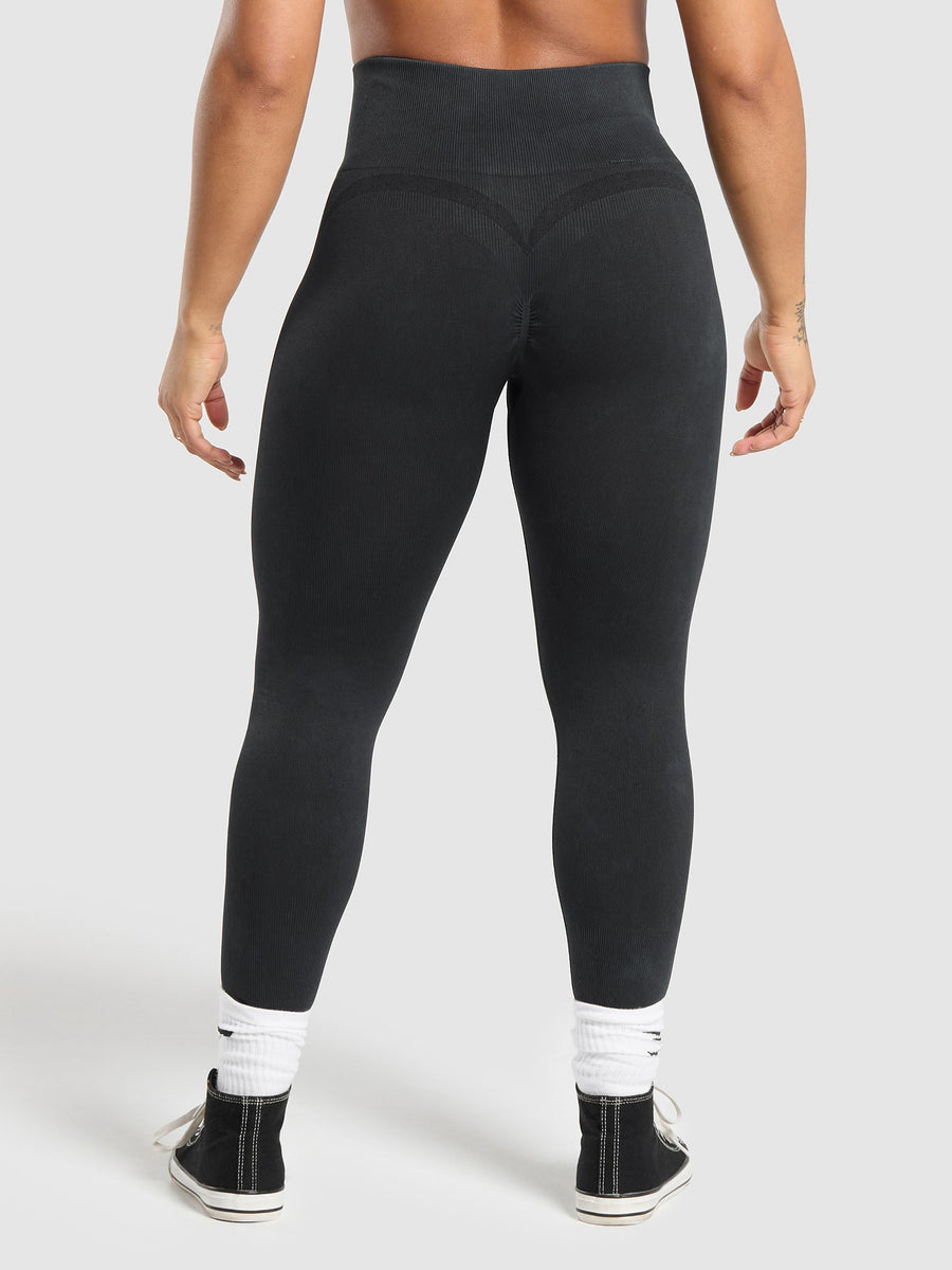 Gymshark Gains Seamless Legging — Black — 2