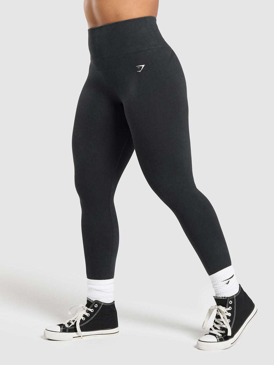 Gymshark Gains Seamless Legging — Black — 3