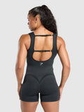 Gymshark Gains Seamless All-In-One — Black/Wash — 2