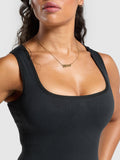Gymshark Gains Seamless All-In-One — Black/Wash — 7