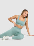 Gymshark Corset Seamless Sports Bra — Celeste Blue — 3