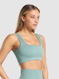 Gymshark Corset Seamless Sports Bra — Celeste Blue — 5