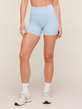Gymshark Poise Seamless Shorts — Chilled Blue — 1