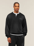 Gymshark GSLC Henley Sweat — Black — 1