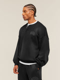 Gymshark GSLC Henley Sweat — Black — 3