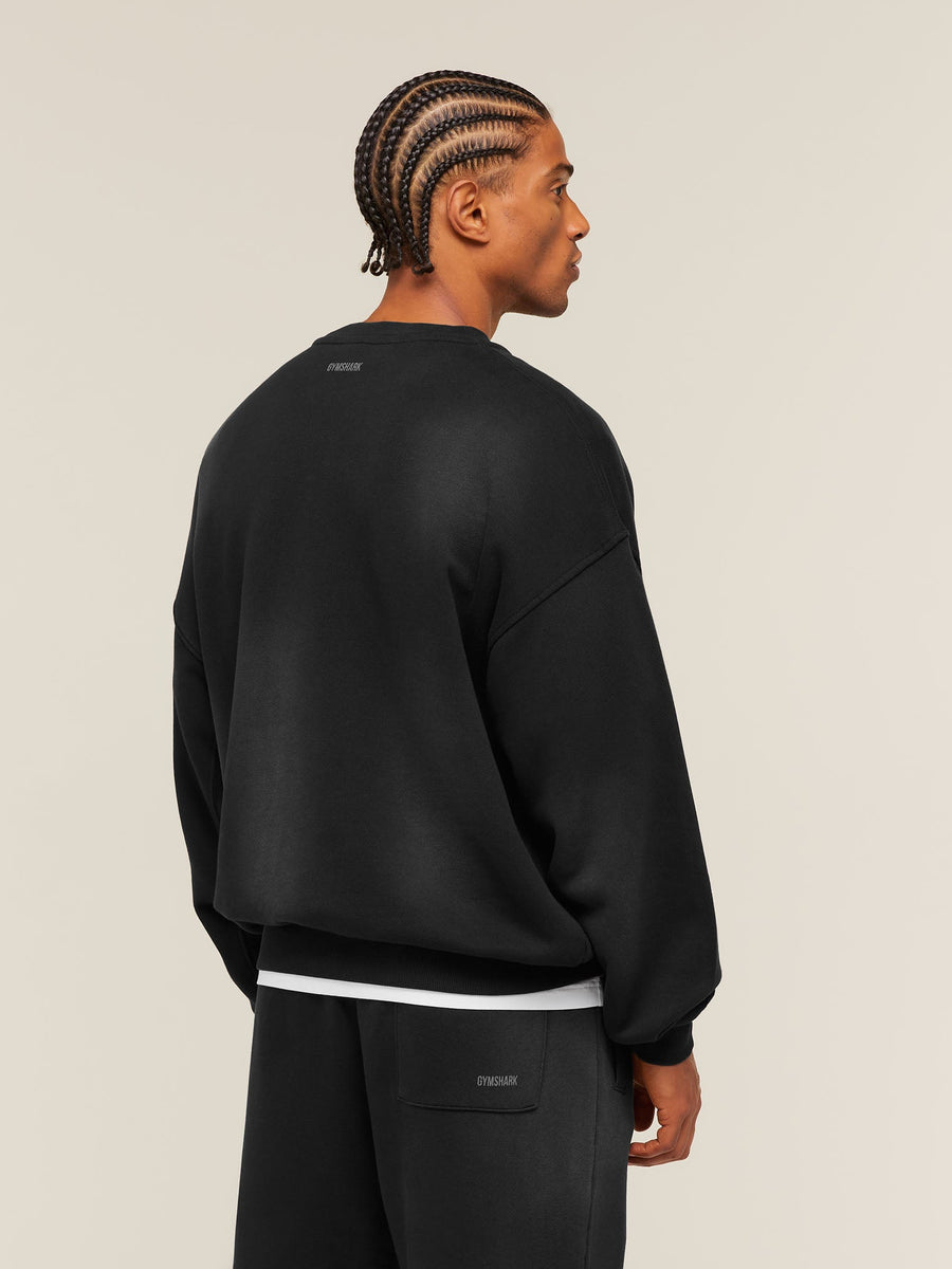 Gymshark GSLC Henley Sweat — Black — 2