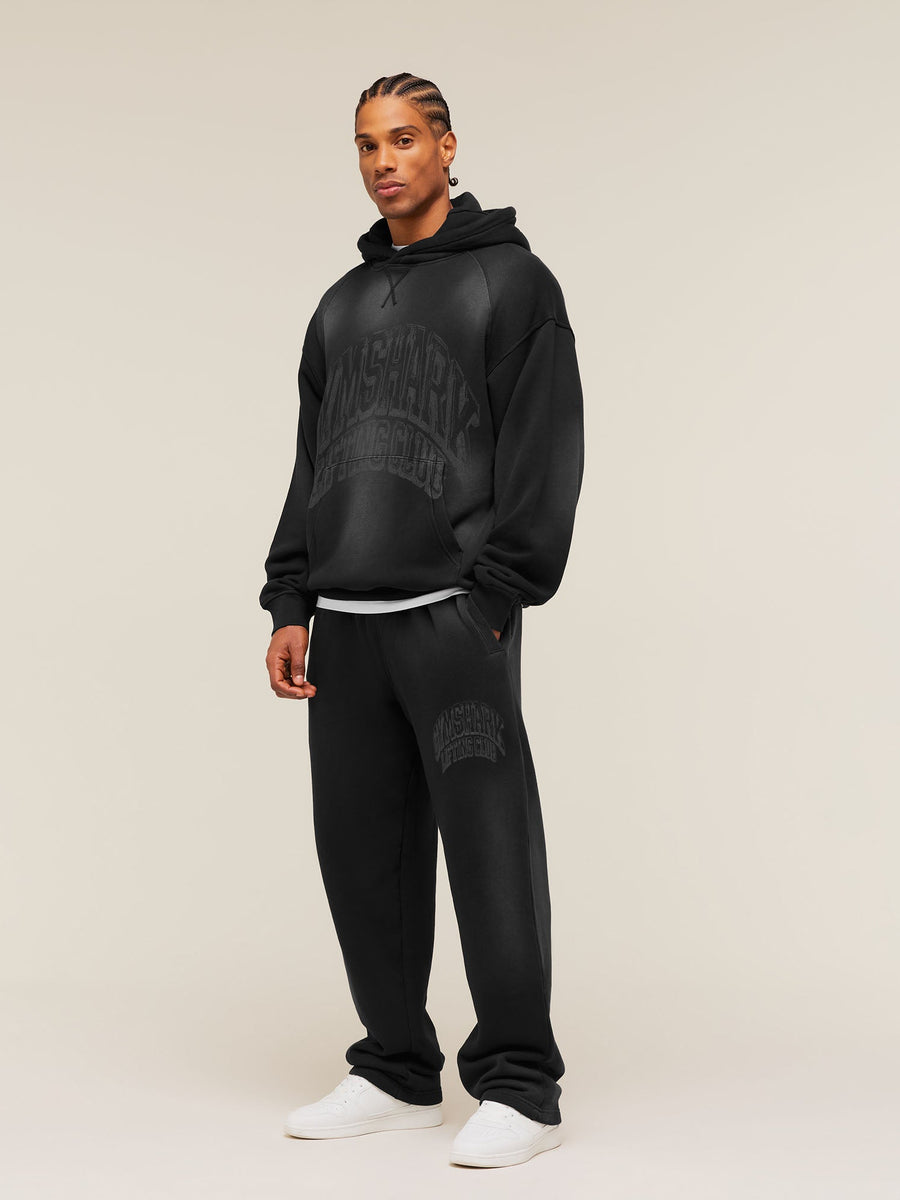 Gymshark GSLC Hoodie — Black/Wash — 6