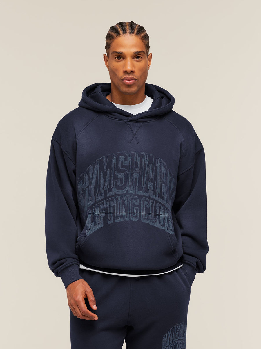 Gymshark GSLC Hoodie — Heavy Blue/Wash — 1
