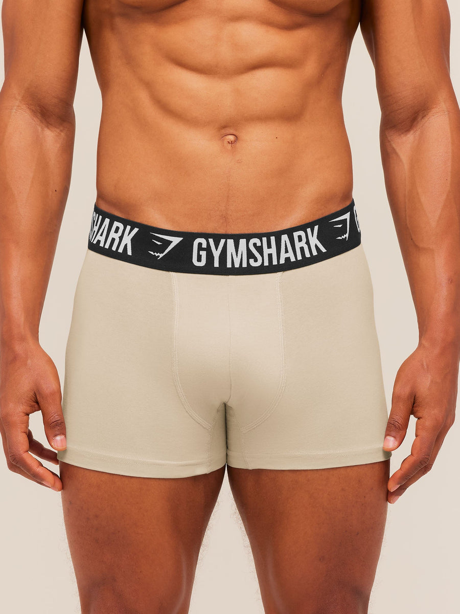 Gymshark Boxer Brief 5PK — Chalk Beige/Canvas Green/Espresso Brown/Cherry Purple/Lifestyle Brown — 1