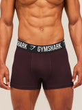 Gymshark Boxer Brief 5PK — Chalk Beige/Canvas Green/Espresso Brown/Cherry Purple/Lifestyle Brown — 7
