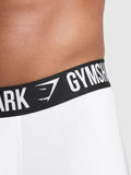 Gymshark Boxer Brief 3PK — White — 4