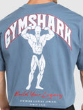 Gymshark Build Your Legacy Graphic T-Shirt — Faded Blue — 4