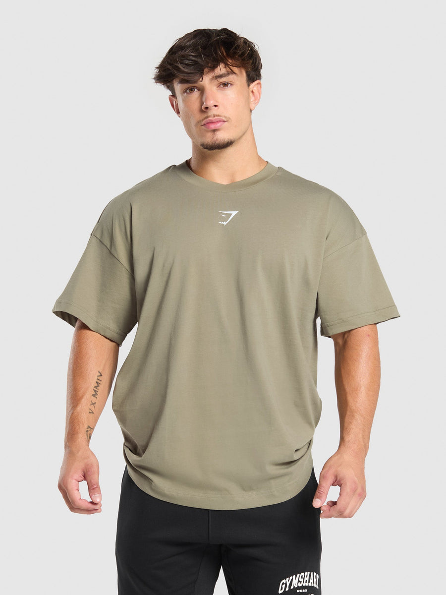 Gymshark Build Your Legacy Graphic T-Shirt — Utility Green — 2