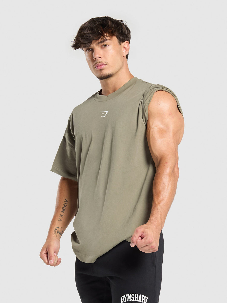 Gymshark Build Your Legacy Graphic T-Shirt — Utility Green — 5